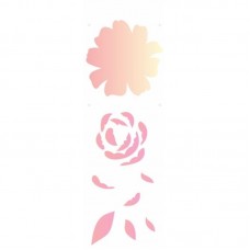 Stencil OPA 1793 Flor Camelia I 10X30cm_OPA1793